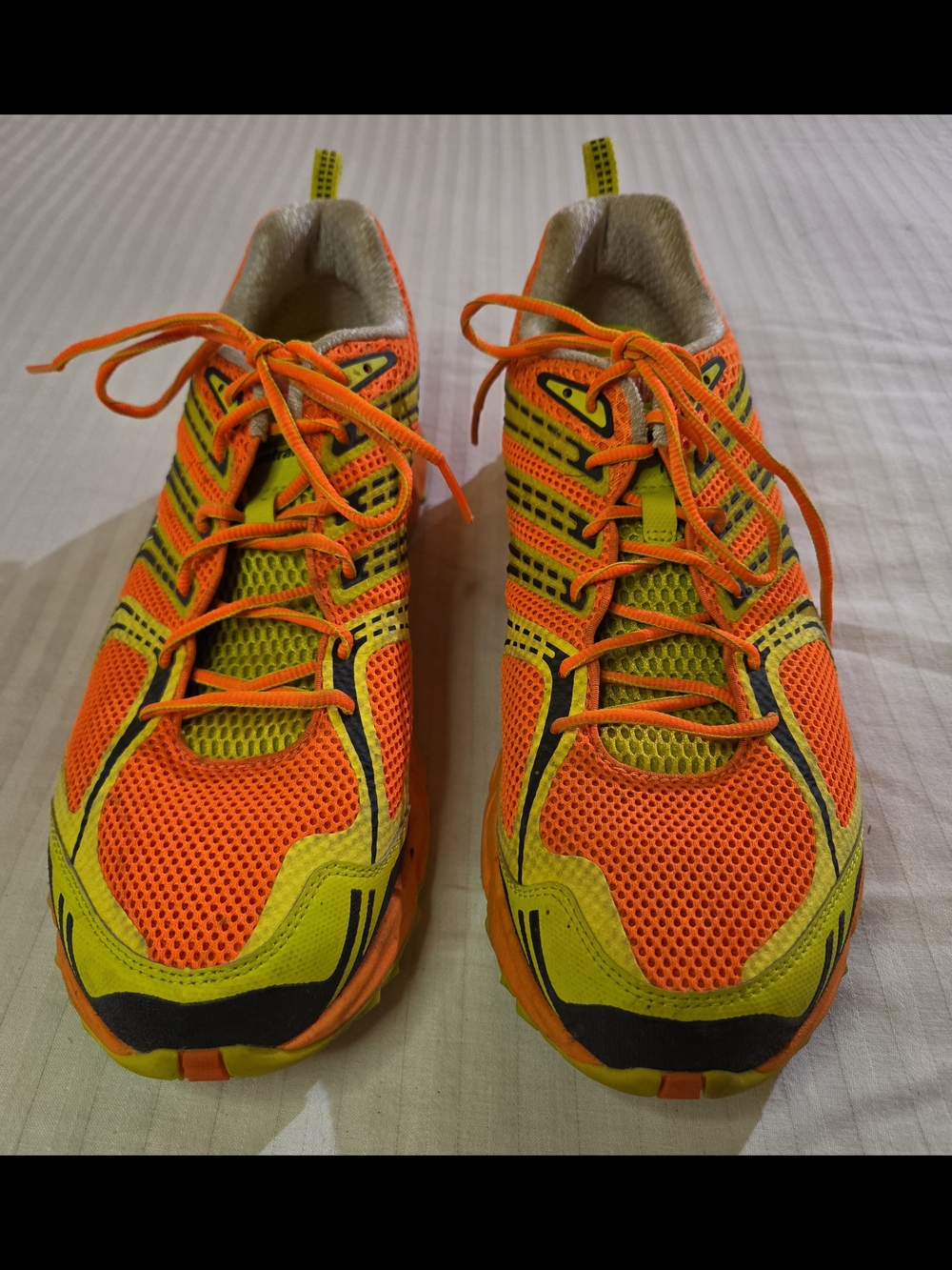 Montrail Caldorado Trail Running SHOES Mens Sz 11.5 Blaze Orange Black Mesh